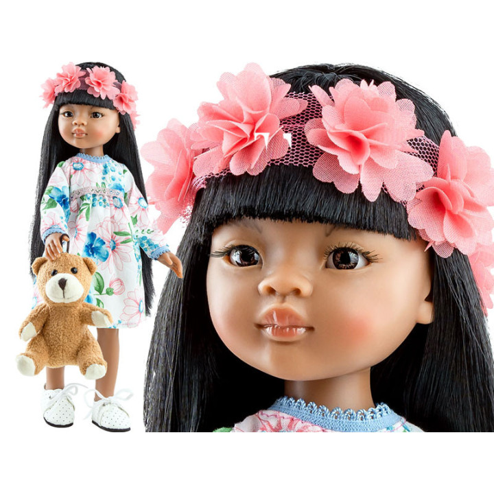 CUDOWNA HISZPAŃSKA LALKA PAOLA REINA 32 CM 04453