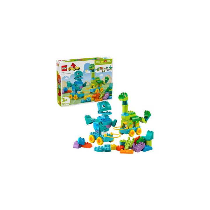 LEGO(R) DUPLO 10451 3w1 dinozaury na kółkach