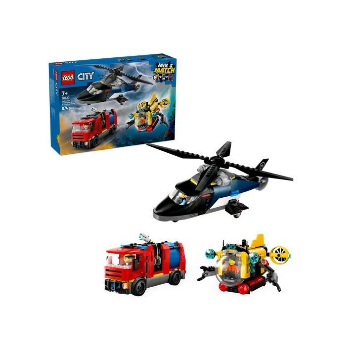 LEGO(R) CITY 60462 Zestaw z helikopterem, wozem ...