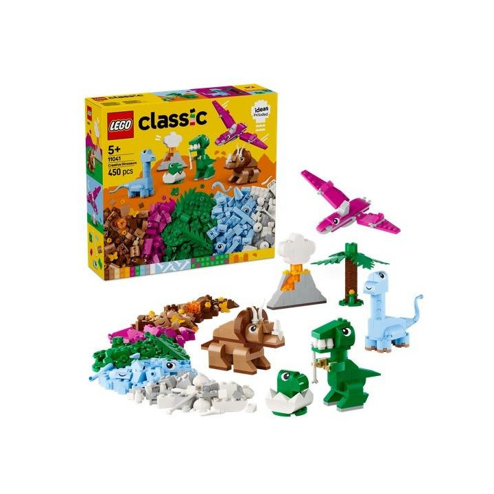 LEGO(R) CLASSIC 11041 Kreatywne dinozaury