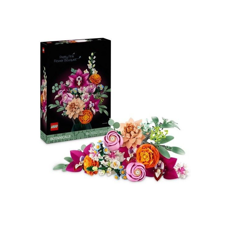 LEGO(R) BOTANICALS 10342 Piękny bukiet różowych kwia