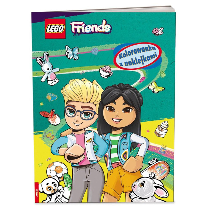 LEGO(R) Friends. Kolorowanka z naklejkami