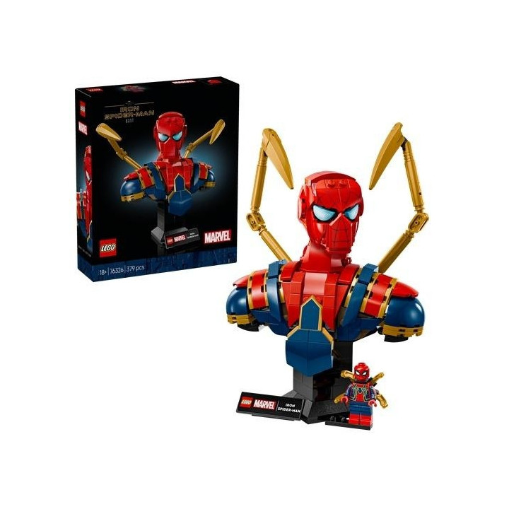 LEGO(R) SUPER HEROES 76326 Popiersie Iron Spider-Man