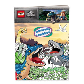 LEGO(R) Jurassic World. Kolorowanka z naklejkami