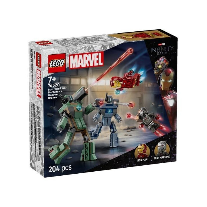 LEGO(R) SUPER HEROES 76320 Iron Man i War Machine