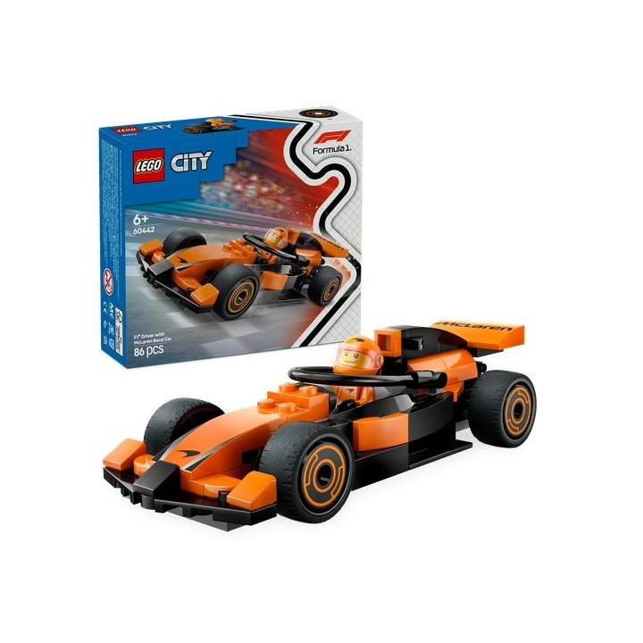 LEGO(R) CITY 60442 Kierowca i bolid McLaren