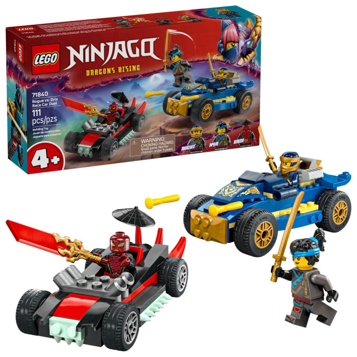 LEGO 71840 NINJAGO Pojedynek wyścigowy Rogue
