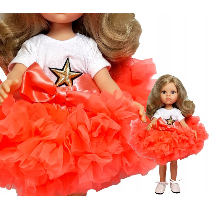 UBRANKO DLA LALKI PAOLA REINA  SPÓDNICZKA 32 cm