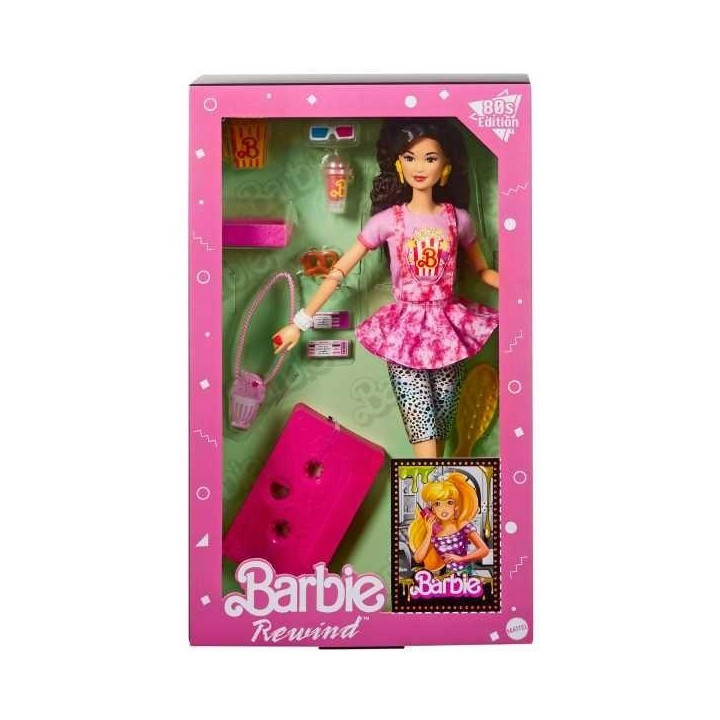 Barbie Rewind. Lalka Wieczór filmowy i akcesoria