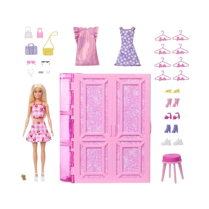 Barbie Szafa Marzeń 3.0 + Lalka Zestaw