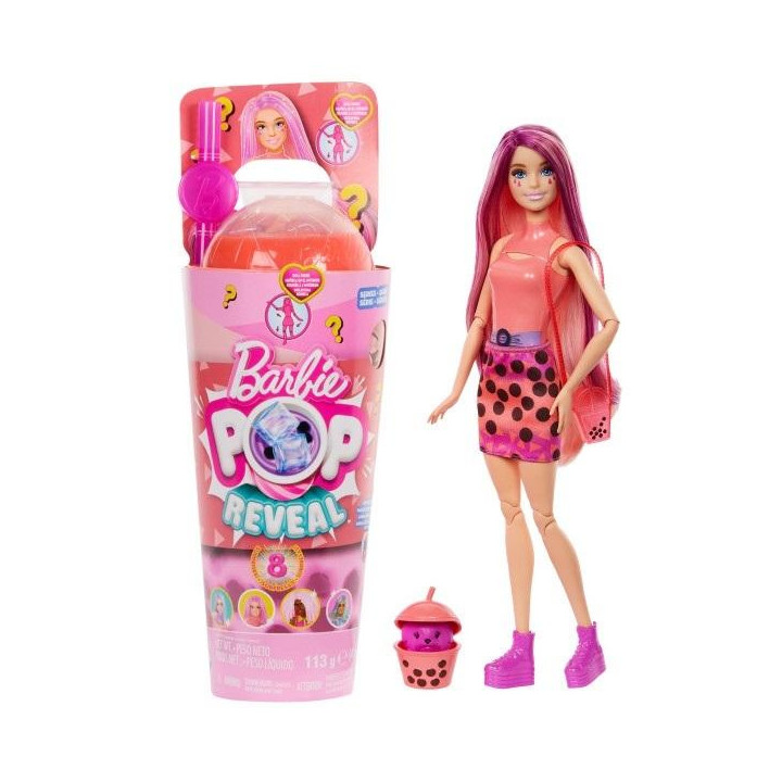 Barbie Pop Reveal Lalka Mango Bubble Tea