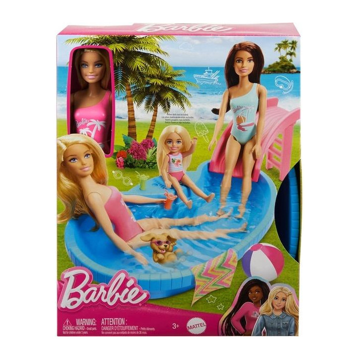 Barbie Basen z lalką i akcesoriami