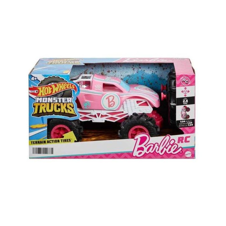 Hot Wheels Monster Truck R/C Barbie 1:24