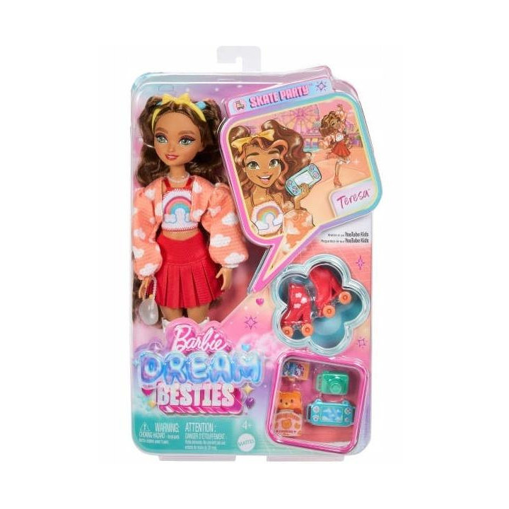 Barbie DreamBesties. Teresa na wrotkach JFX98