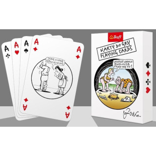 Karty - Mleczko 55 listków TREFL