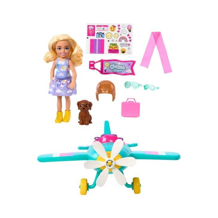 Barbie Chelsea Możesz być Samolot Zestaw z lalką