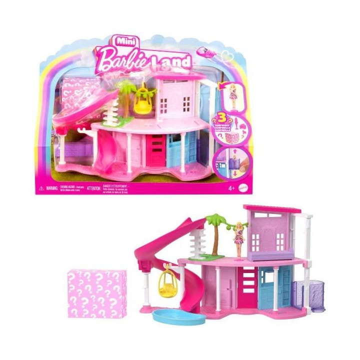 Barbie Mini BarbieLand Domek i minilalka