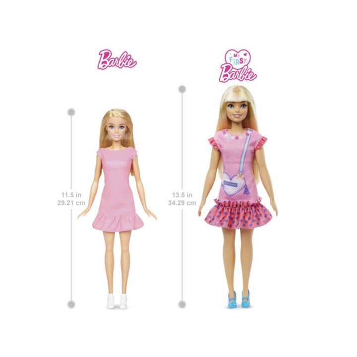 My First Barbie Moja Pierwsza lalka - miękkie kończyny + kotek HLL19 ZA5081