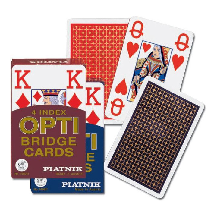 Karty brydż "Opti brydż, 4 indeksy" PIATNIK