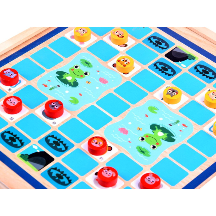 Gra planszowa 8w1 drewniany zestaw gier GR0494