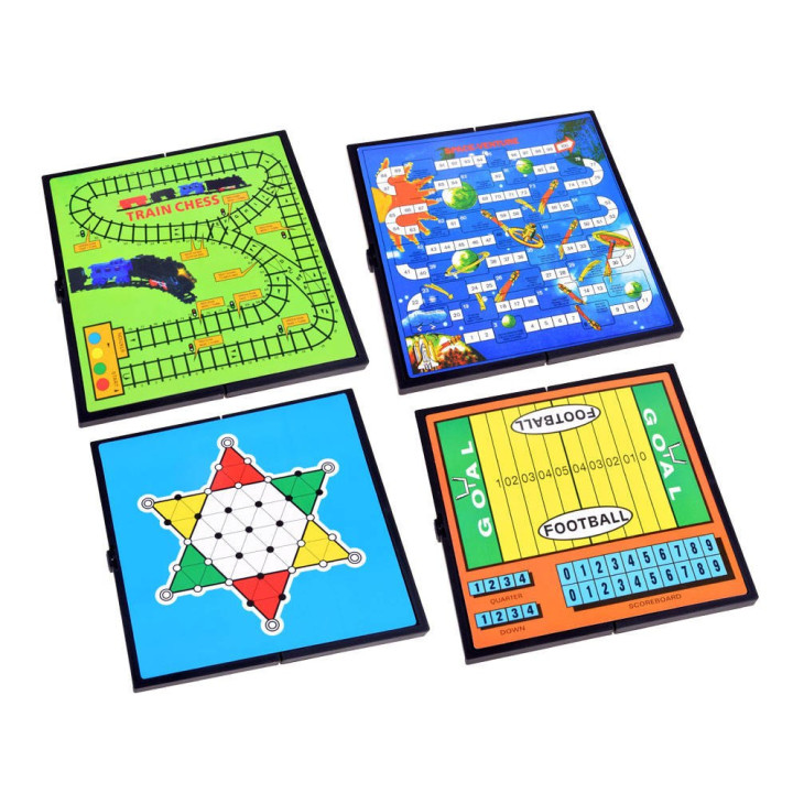 ZESTAW GIER 18 w1 gra planszowa szachy GR0081