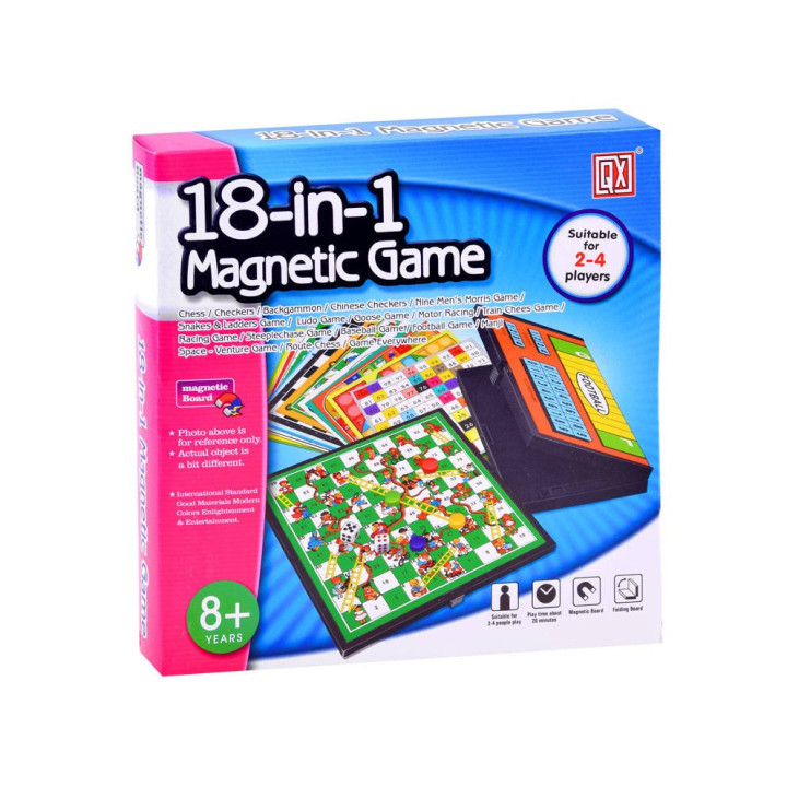 ZESTAW GIER 18 w1 gra planszowa szachy GR0081