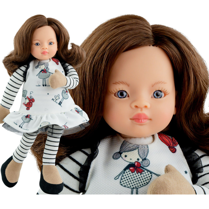 CUDOWNA HISZPAŃSKA LALKA PAOLA REINA 34 CM 00001