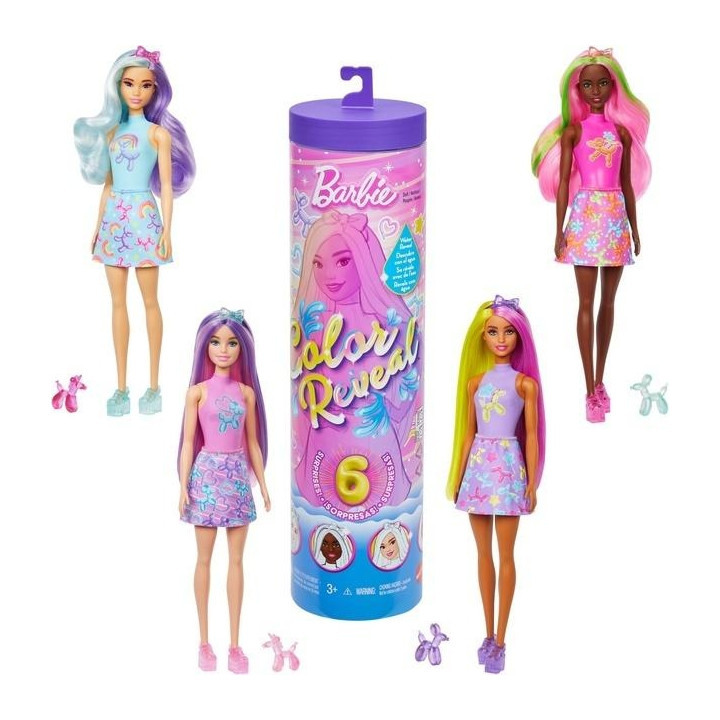 Barbie Surprise Color Reveal Balloon Animal mix