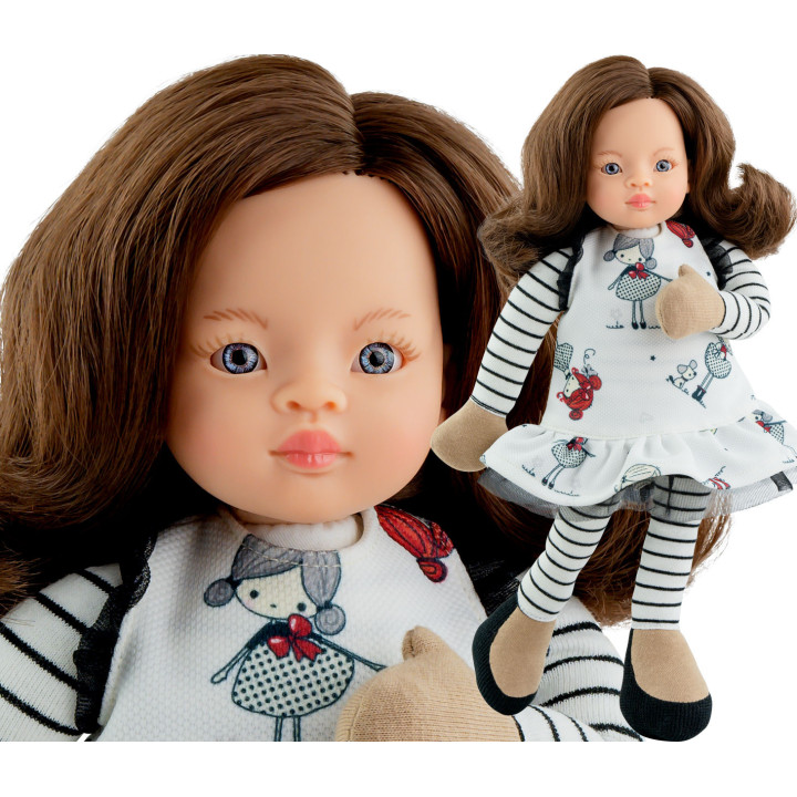 CUDOWNA HISZPAŃSKA LALKA PAOLA REINA 34 CM 00001