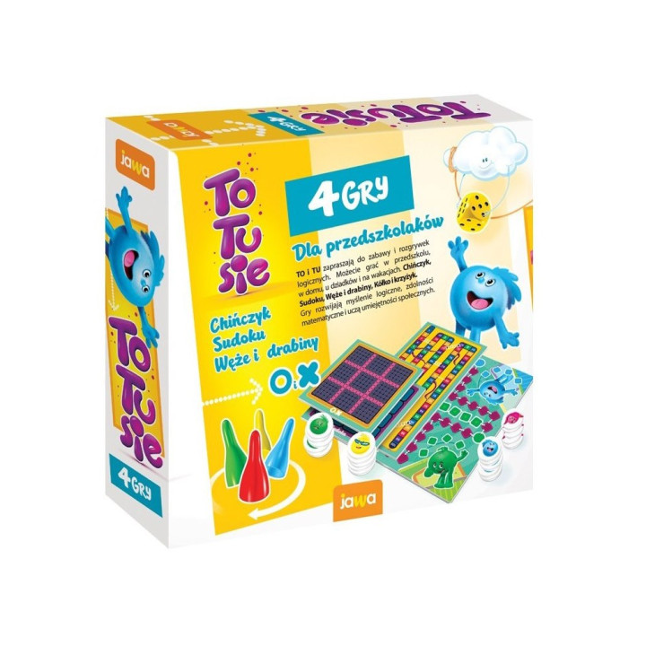 Jawa Gra planszowa dla przedszkolaków TOTUsie - 4 gry GR0715