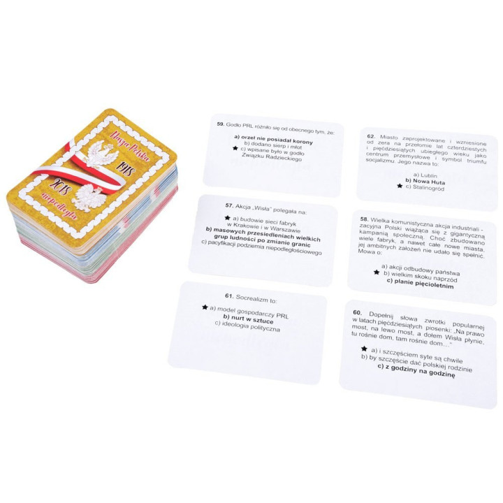 Jawa Rodzinna gra planszowa NASZA POLSKA quizz z wiedzy historycznej GR0381