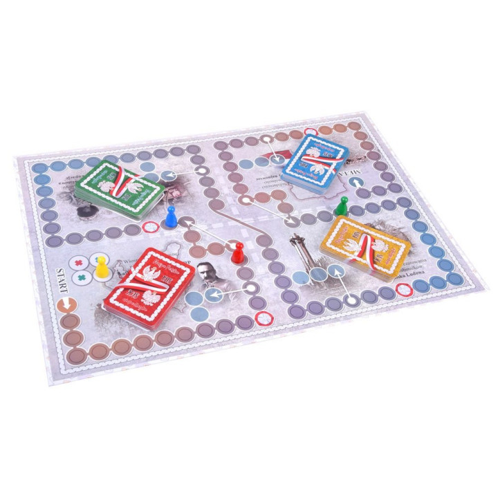 Jawa Rodzinna gra planszowa NASZA POLSKA quizz z wiedzy historycznej GR0381