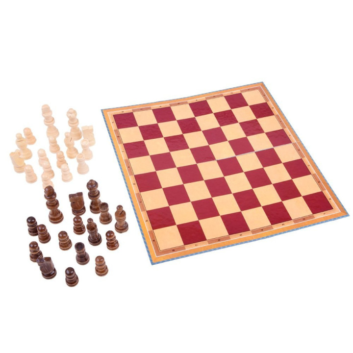 Jawa Strategiczna gra planszowa SZACHY DREWNIANE dla wszystkich GR0387