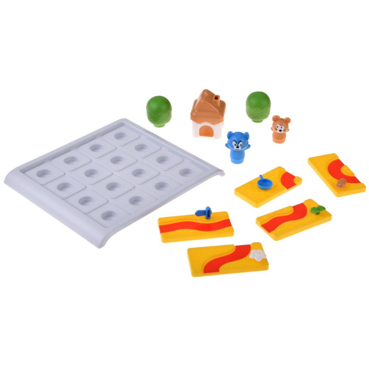 Gra planszowa ŚCIEŻKI - rozwiązywanie logicznych łamigłówek 48 zdań ZA5818