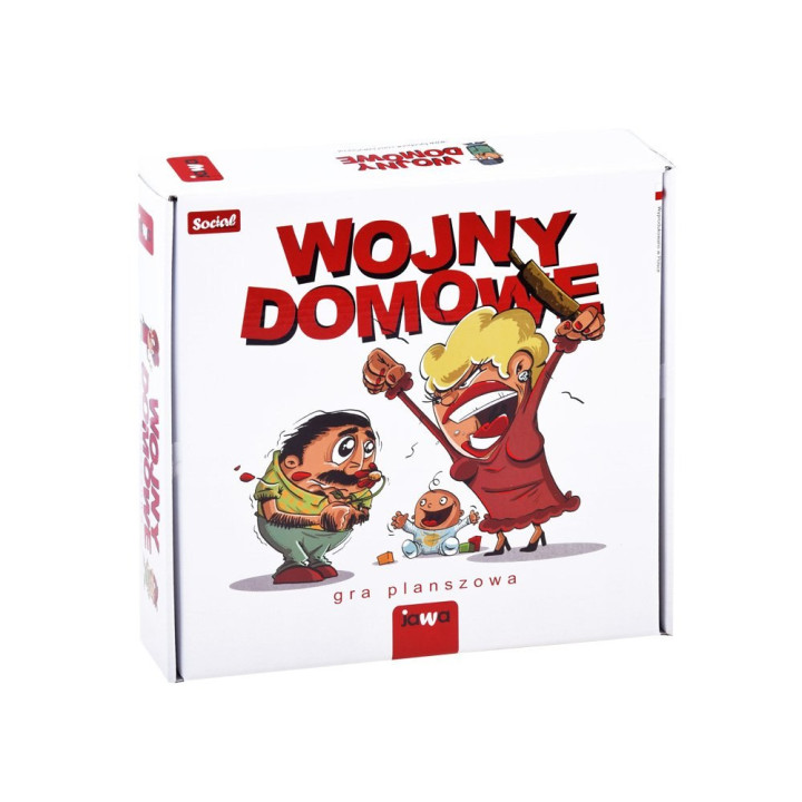 Jawa Towarzyska gra planszowa WOJNY DOMOWE - rozwiązuj zadania GR0383
