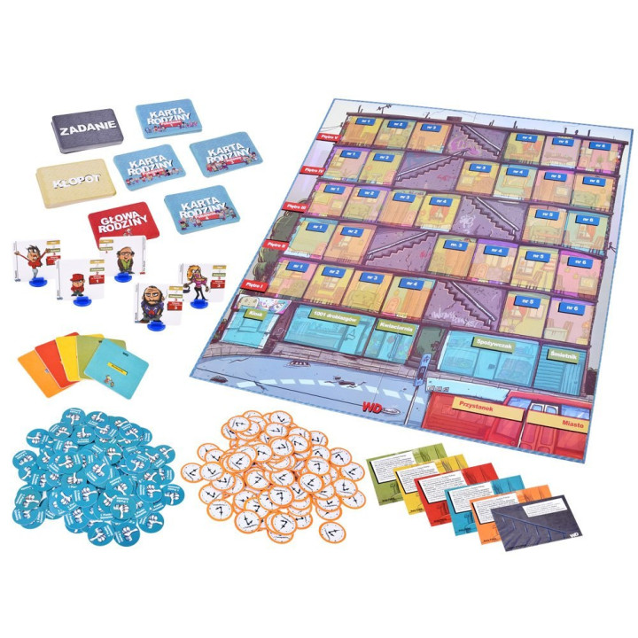 Jawa Towarzyska gra planszowa WOJNY DOMOWE - rozwiązuj zadania GR0383