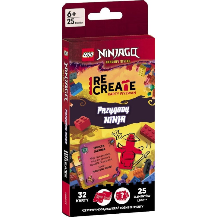 Lego Recreate. Karty Wyzwań. Przygody ninja