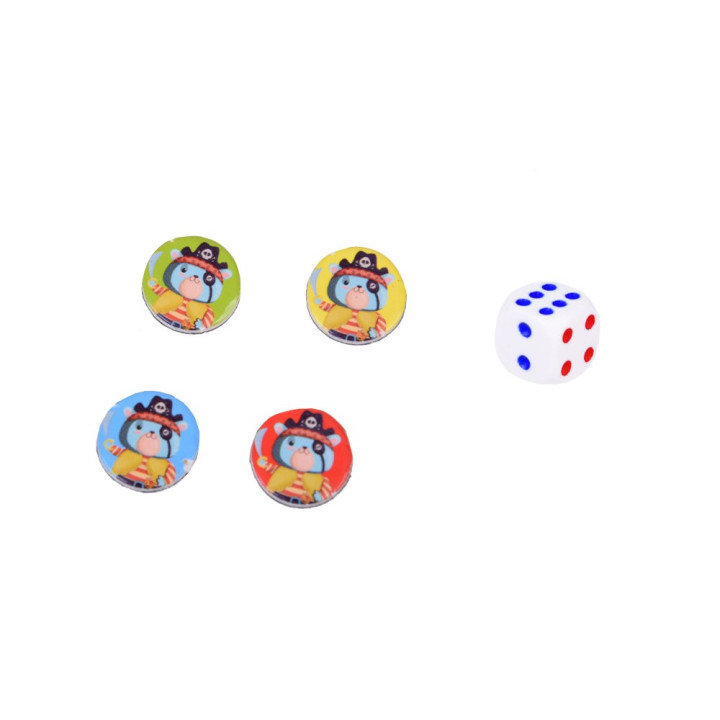 Gra magnetyczna Poszukiwanie skarbów Gra planszowa PIRACI GR0680