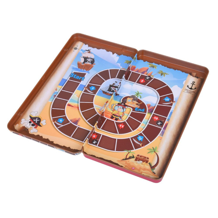 Gra magnetyczna Poszukiwanie skarbów Gra planszowa PIRACI GR0680