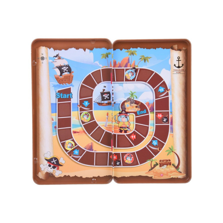 Gra magnetyczna Poszukiwanie skarbów Gra planszowa PIRACI GR0680