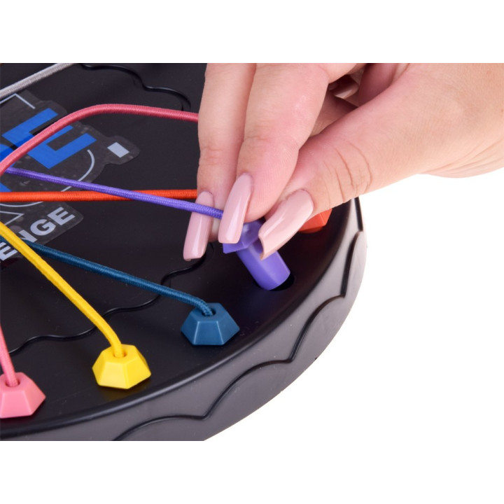 Logiczna gra planszowa LINY - ułóż i rozplątaj sprytnie sznurki GR0769