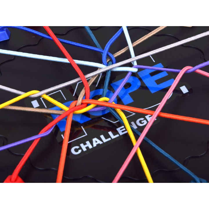 Logiczna gra planszowa LINY - ułóż i rozplątaj sprytnie sznurki GR0769