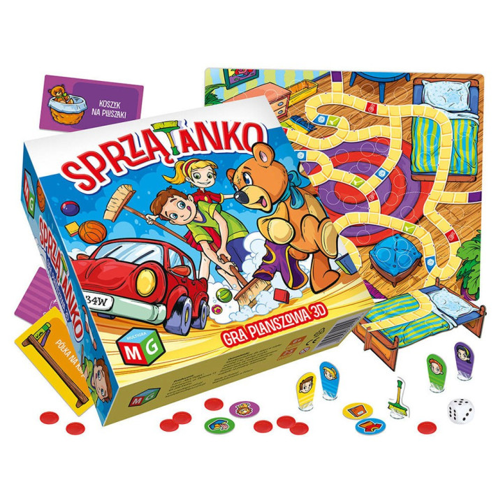 Sprzątanko gra planszowa 3D Multigra GR0294