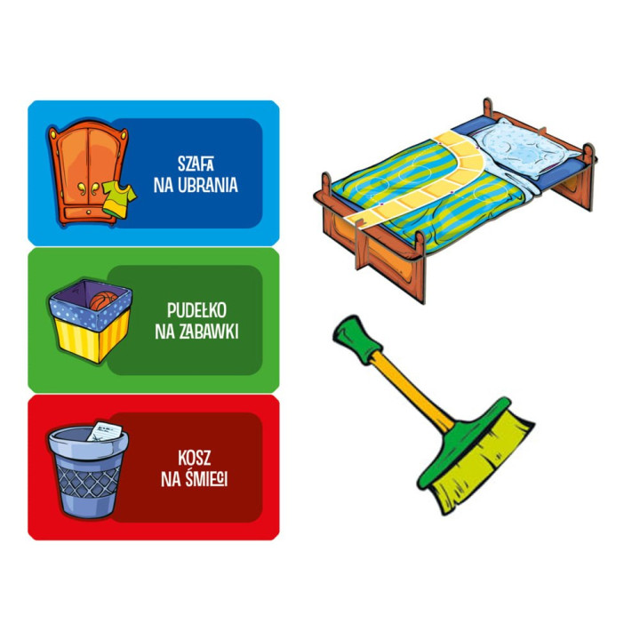 Sprzątanko gra planszowa 3D Multigra GR0294