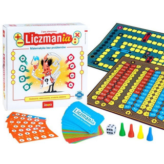 Jawa Edukacyjna gra planszowa LICZMANIA - matematyka bez problemów GR0286