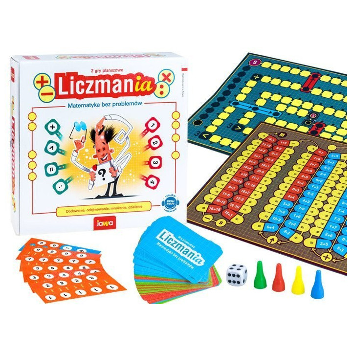 Jawa Edukacyjna gra planszowa LICZMANIA - matematyka bez problemów GR0286