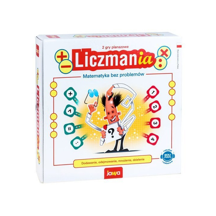 Jawa Edukacyjna gra planszowa LICZMANIA - matematyka bez problemów GR0286