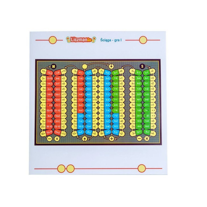Jawa Edukacyjna gra planszowa LICZMANIA - matematyka bez problemów GR0286