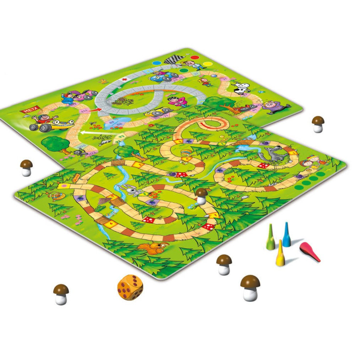 Gra planszowa 2 gry Grzybobranie+Rajd 2w1 GR0581