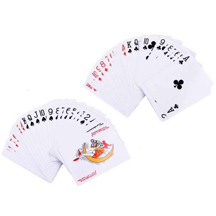 Zestaw Gra karciana 2w1 Poker i BlackJack Żetony + karty + plansza GR0706